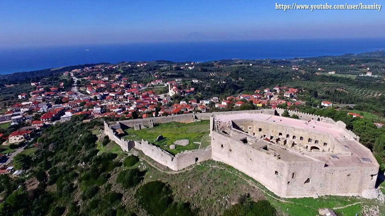 Ionian Sea Base Floor Villa Apartment At Kyllini Kastron  Luaran gambar